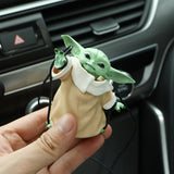 Figurine Baby Yoda Pendentif Rétroviseur Voiture