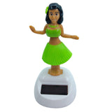 Figurine Poupée Solaire Hawaïenne Dansante
