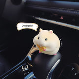 Figurine Hamster Gourmet Console Voiture