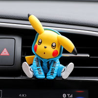 Figurine Pokemon Pikachu Clip Grille Voiture