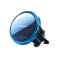 Support Magnétique Induction Voiture - Eclairage Cristal Bleu