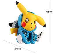 Figurine Pokemon Pikachu Clip Grille Voiture