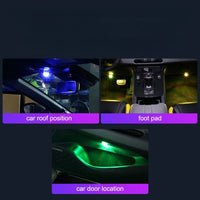 LED Intérieur Voiture Lumière Ambiante Colorée